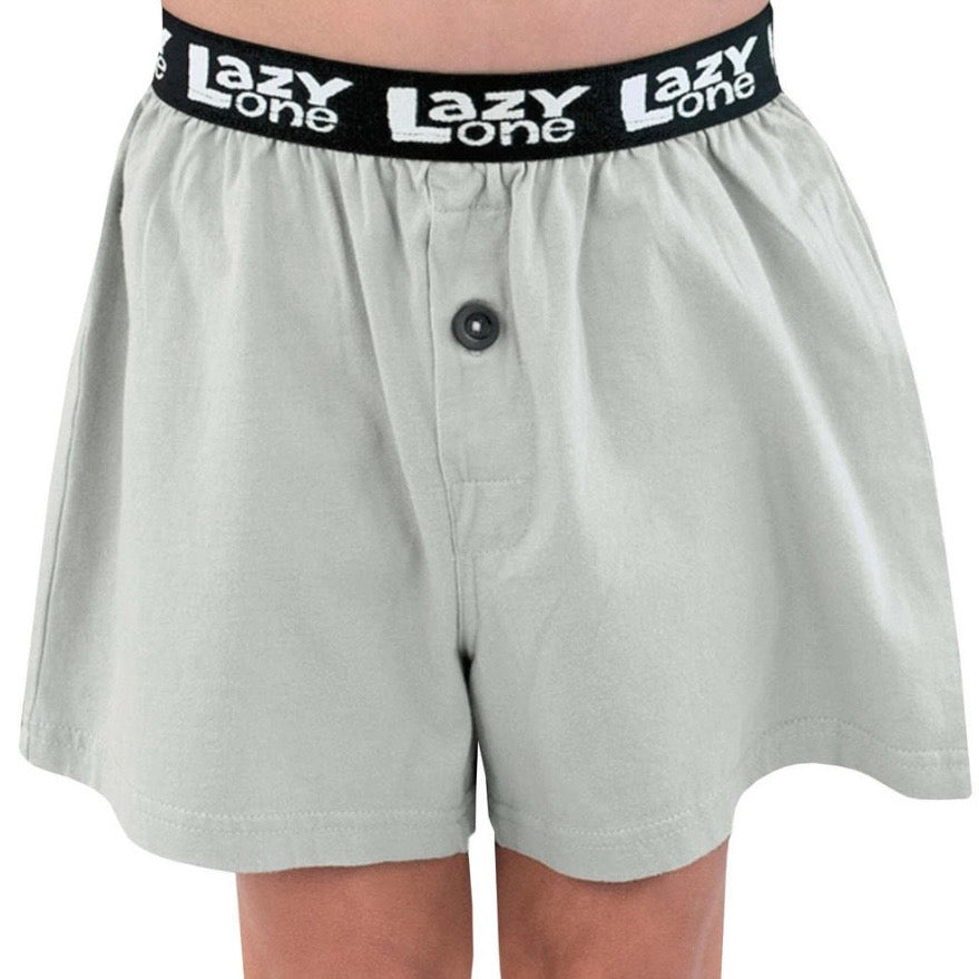 Kid’s Lazy One Silent Butt Deadly Boxers