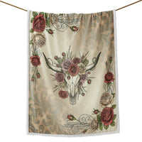 Rowena Longhorn Campfire Sherpa Throw