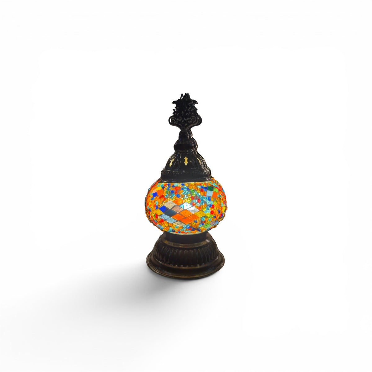 3” Turkish Table Lamp Multicolor