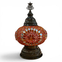 7” Turkish Table Lamp Orange