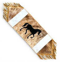 Small Cowhide Wide Table Runner
