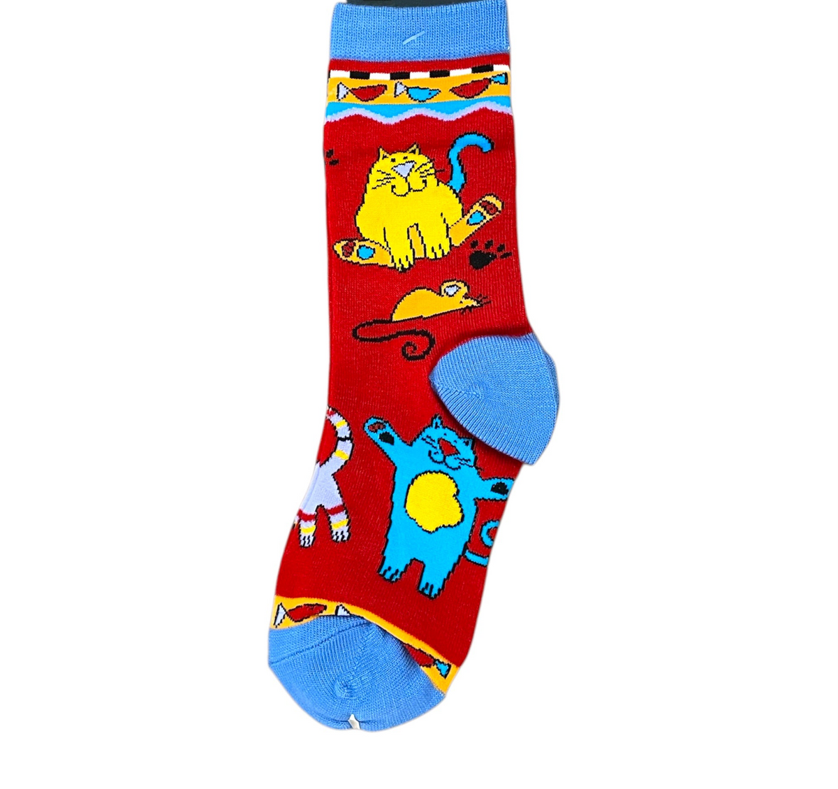 Crazy Cat Socks