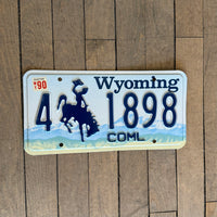 Wyoming License Plate
