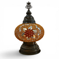 7” Turkish Table Lamp Orange