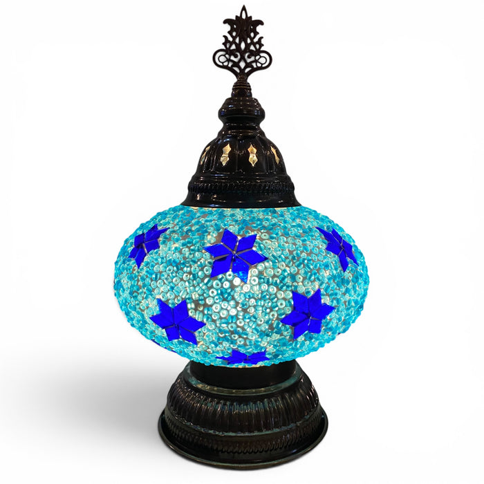 7” Turkish Table Lamp Turquoise