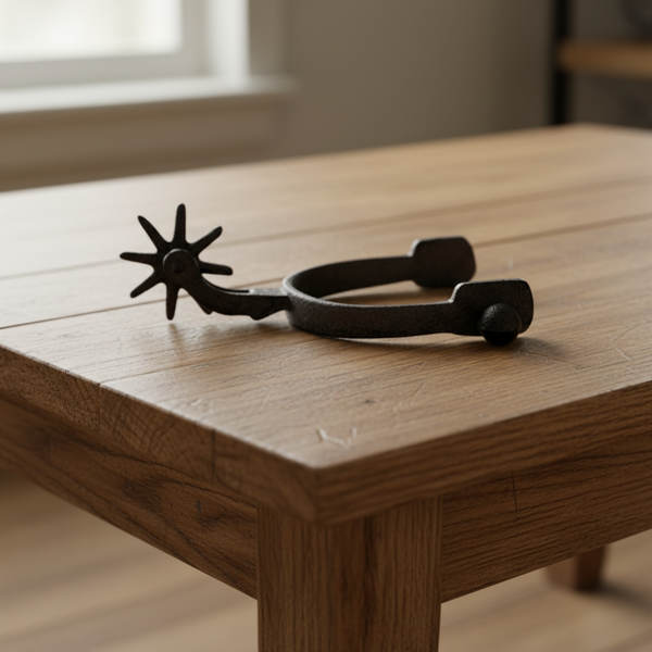 Cast Iron Spur Decor