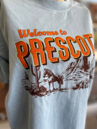 Welcome to Prescott Blue Unisex T-shirt
