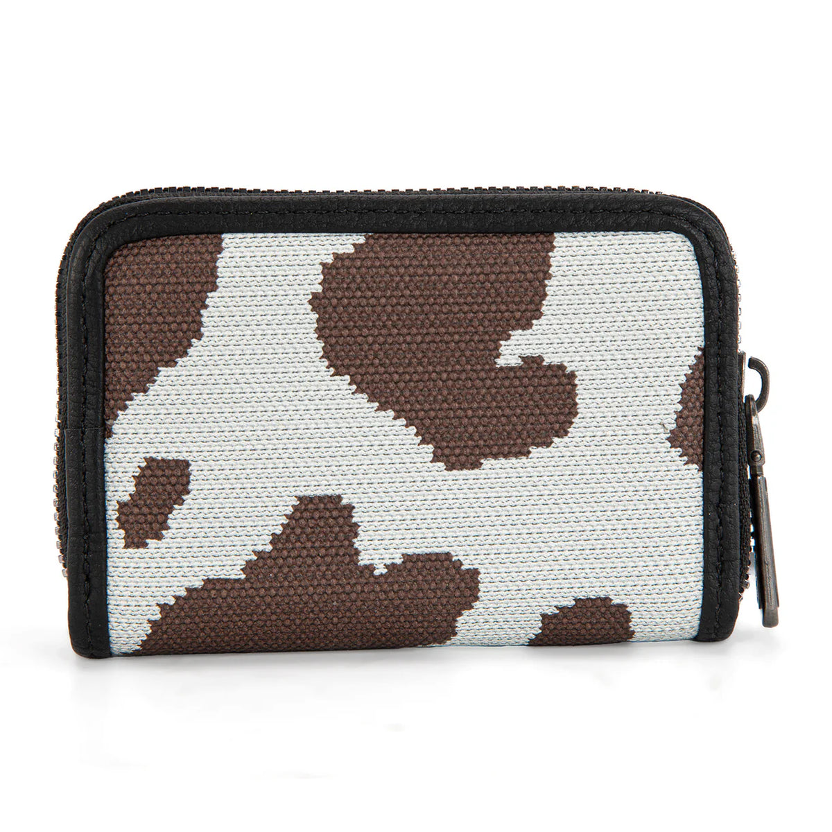 Wrangler Small Cow Print Zip Wallet