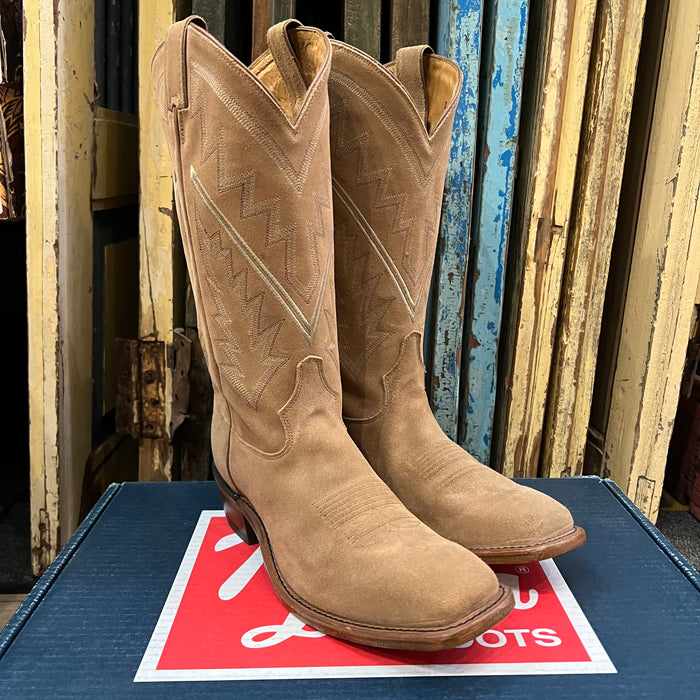 Men’s Tony Lama Tan Suede Boots- Size 8.5D