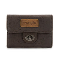 Wrangler Floral Embossed Trifold Wallet