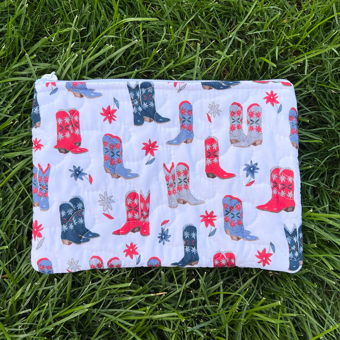 Daisy Boots Americana Small Makeup Bag