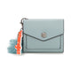 Wrangler Tri-Fold Wallet with Keyring Pom Pom