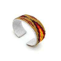 Thick Navajo Made Beaded Bracelet