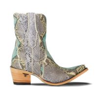 VICKSON EXOTIC BOOTIE - BLUE WATERCOLOR