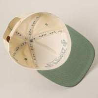 TEQUILA COWBOY CLUB 3D Letter Embroidery Two-Tone Trucker : Brown / ONE SIZE