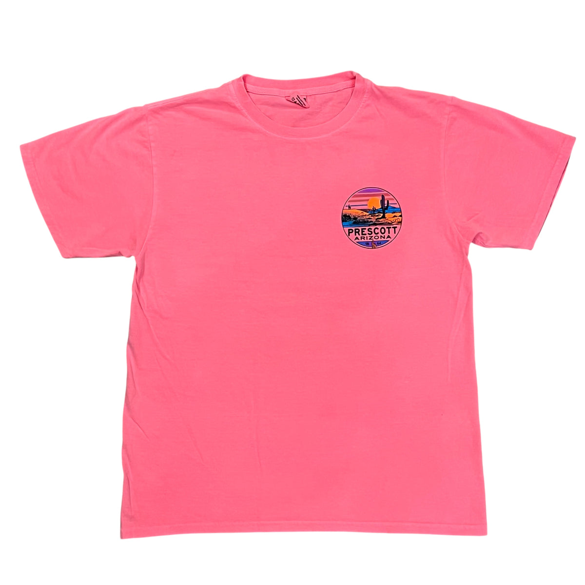 Neon Pink with Desert Sunset T-Shirt