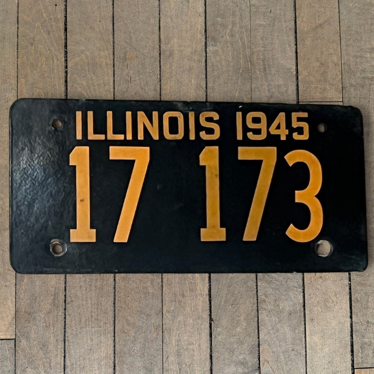 Illinois Paper License Plate