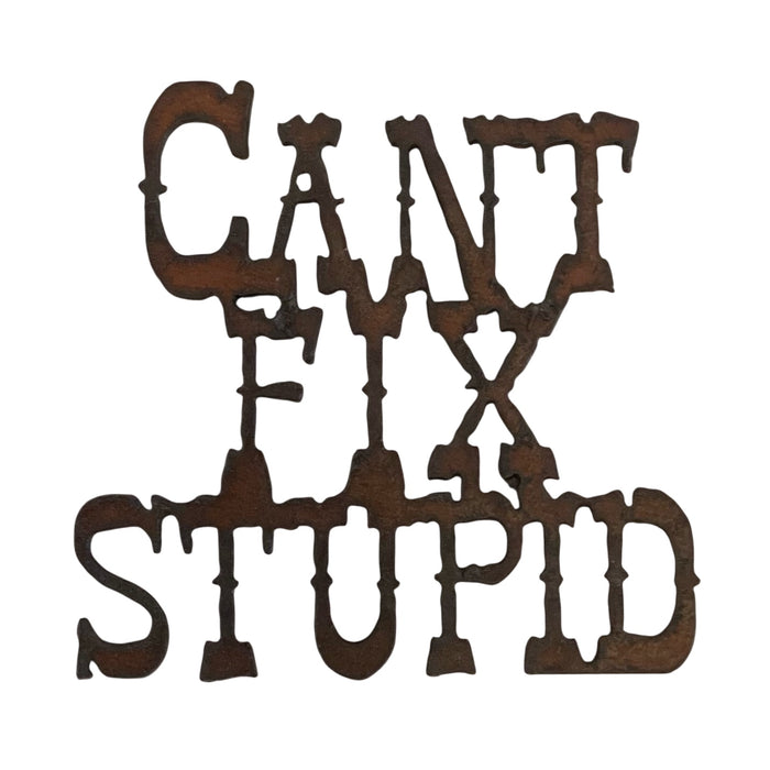 Can’t Fix Stupid Metal Magnet