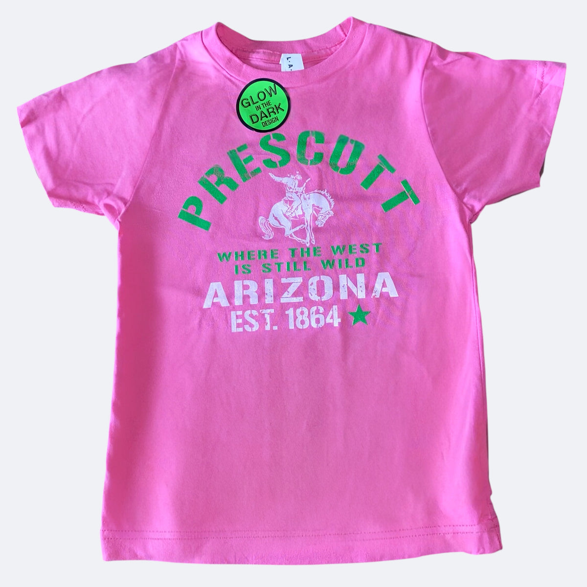 Kids Prescott Glow In The Dark Bronc Rider Tee