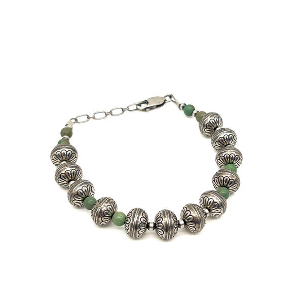 Navajo Pearls and Turquoise Bracelet