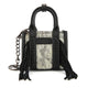 Wrangler Cowhide Mini Fringe Tote Bag Keychain