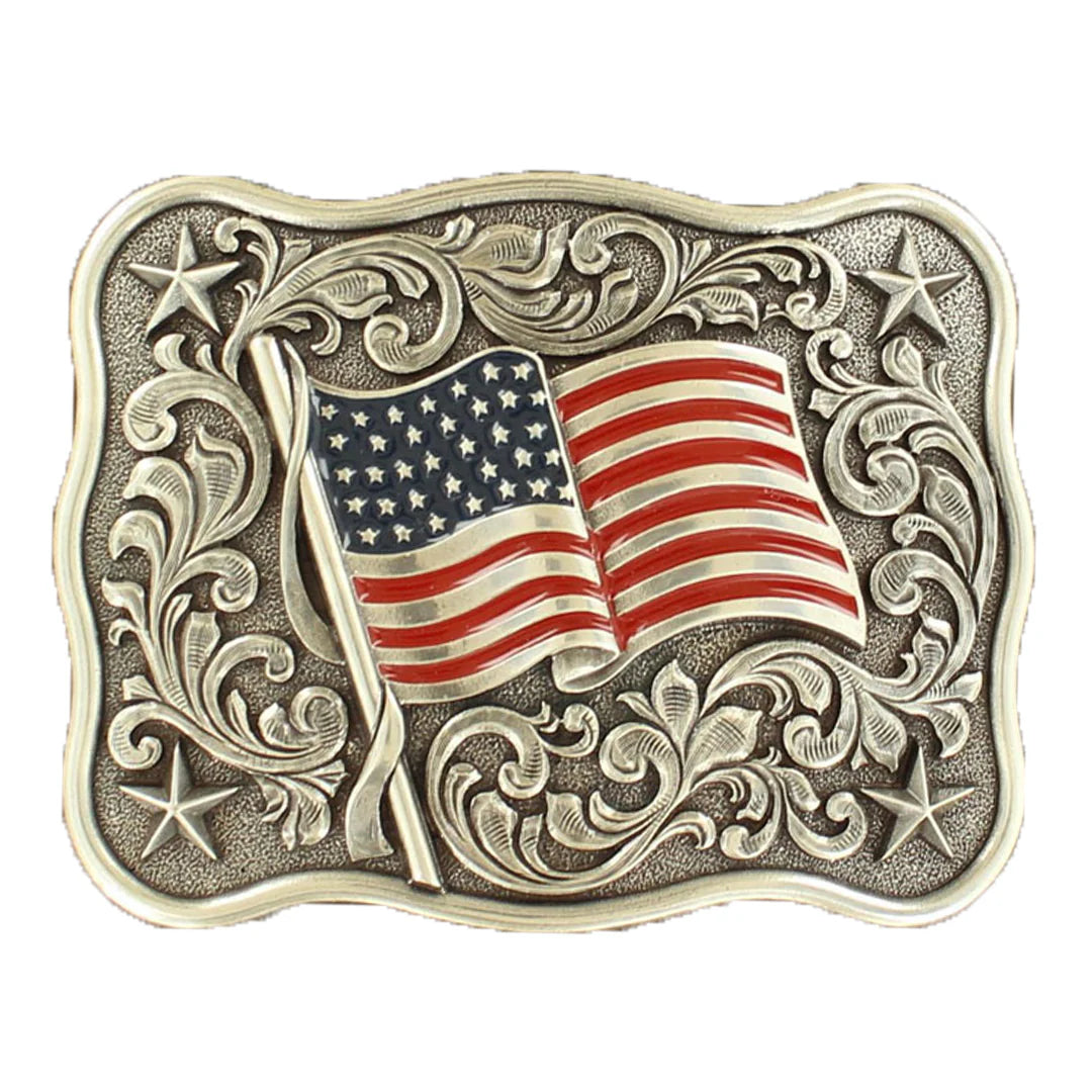 Men's Nocona American Flag Buckle
