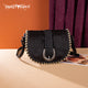 Trinity Ranch Western Cowhide Saddle Crossbody