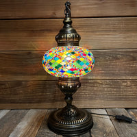 Handmade Half a Heart Turkish Lamps - Multicolored