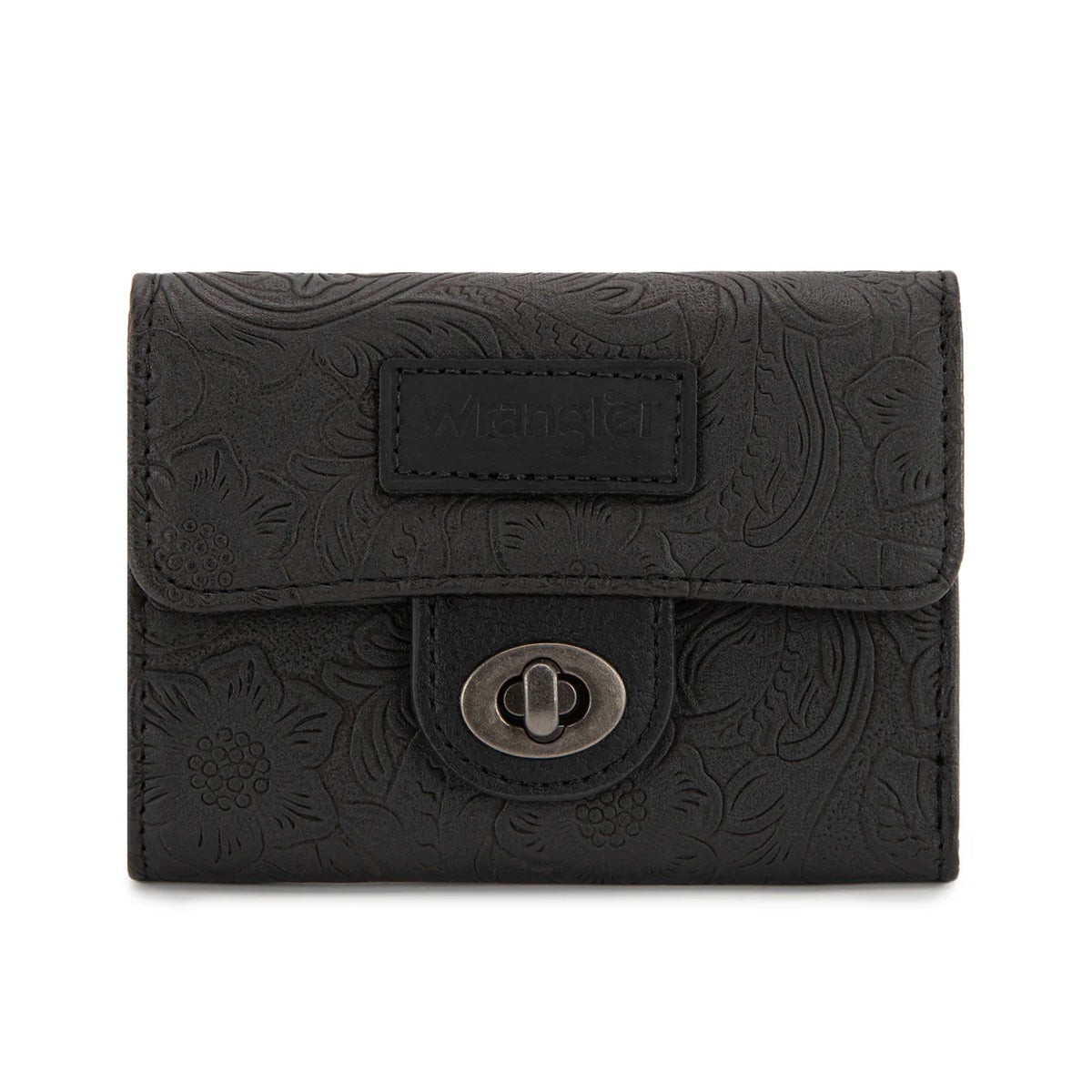 Wrangler Floral Embossed Trifold Wallet