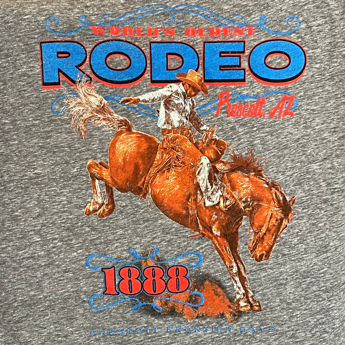 World's Oldest Rodeo Texell Cowboy T-Shirt