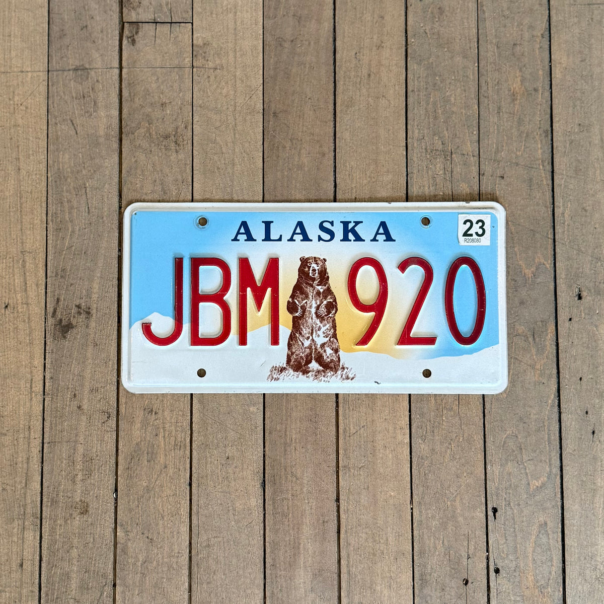 Alaska License Plate