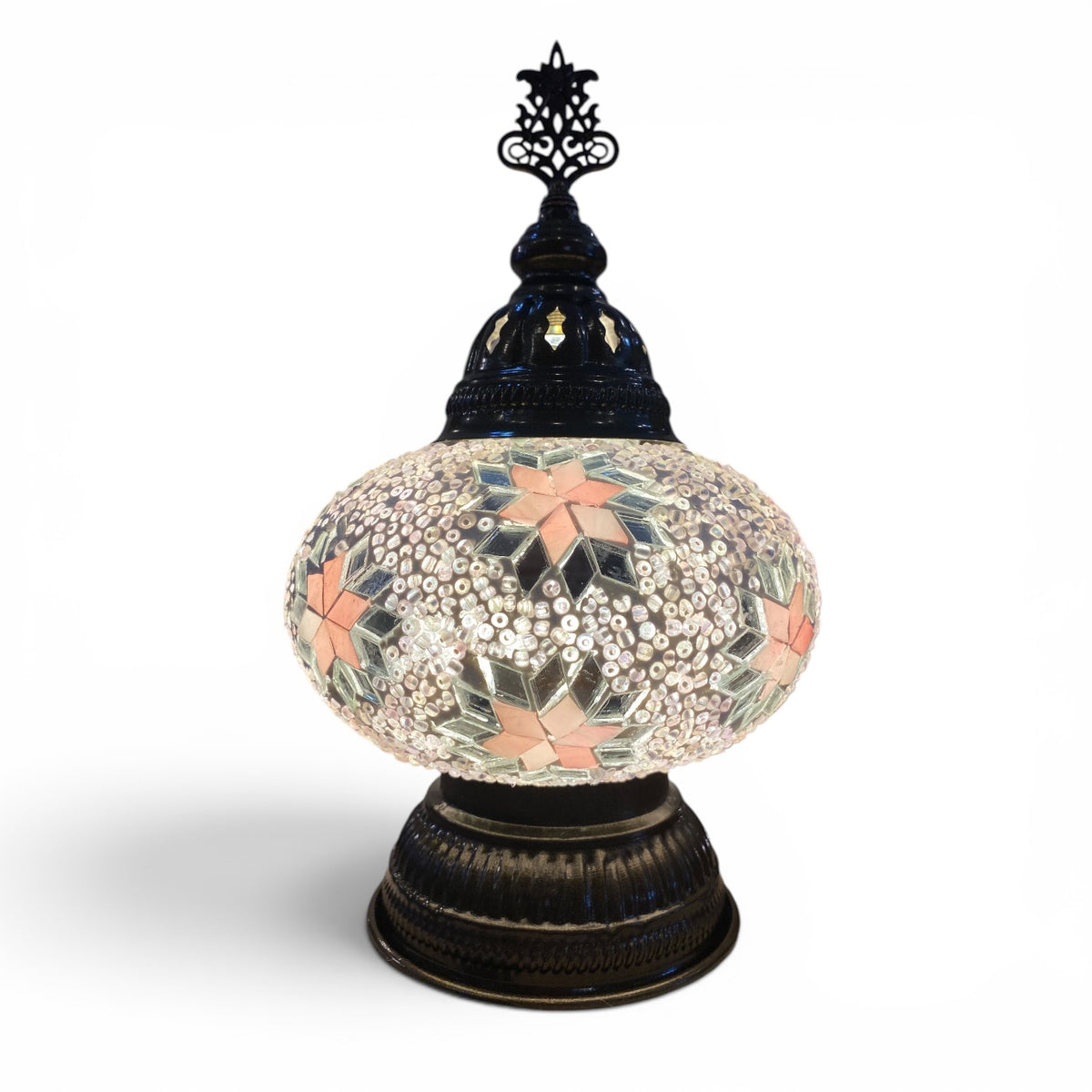 7” Turkish Table Lamp Pink