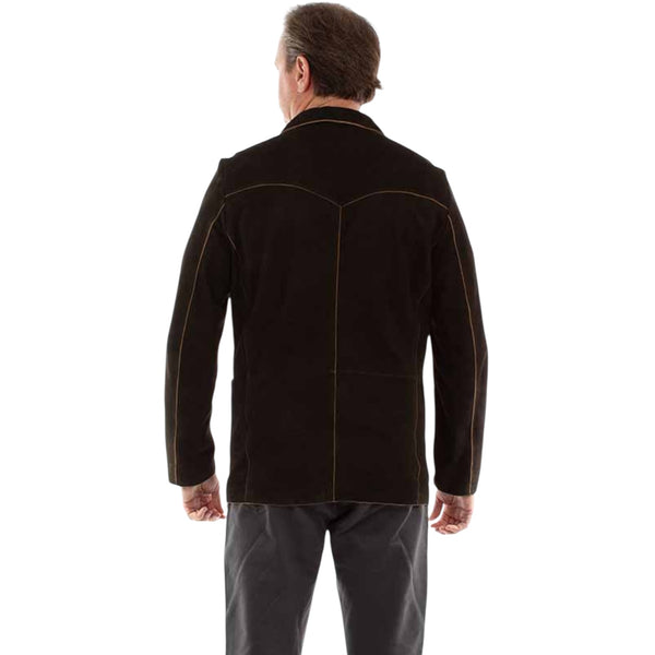 Scully Men’s Black Lambskin Blazer