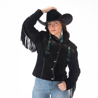 Women’s Scully Fringe and Beaded Jacket