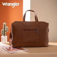 Wrangler Sherpa Aztec Canvas Duffel Bag