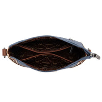 Wrangler Western Chevron Contrast Stitch Saddle Bag