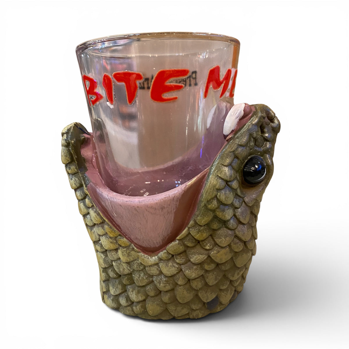 Prescott Arizona Snake “Bite Me” Shot Glass