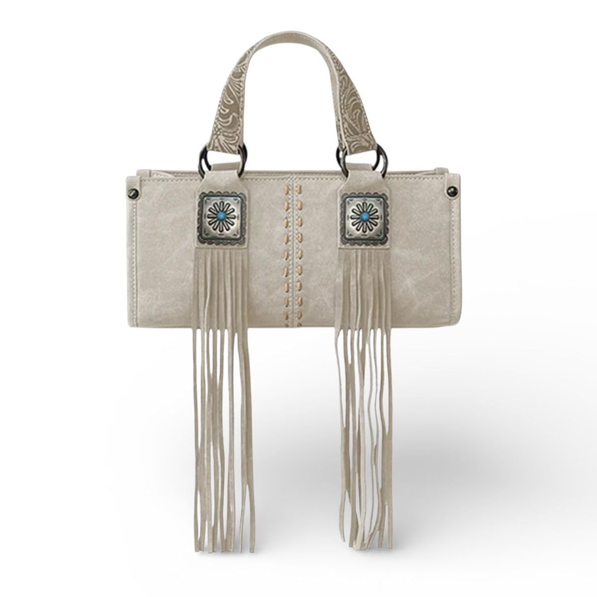 Montana West Western Fringe Concho Mini Crossbody Bag