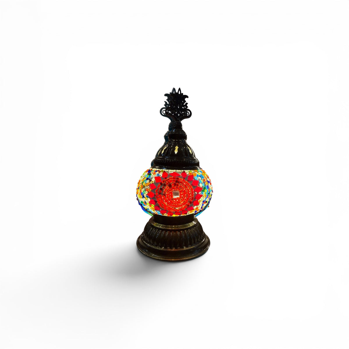 3” Turkish Table Lamp Multicolor