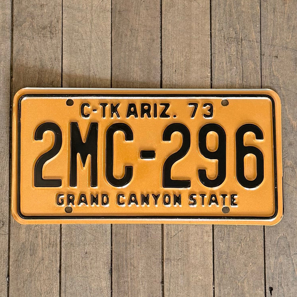Arizona License Plate
