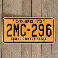 Arizona License Plate