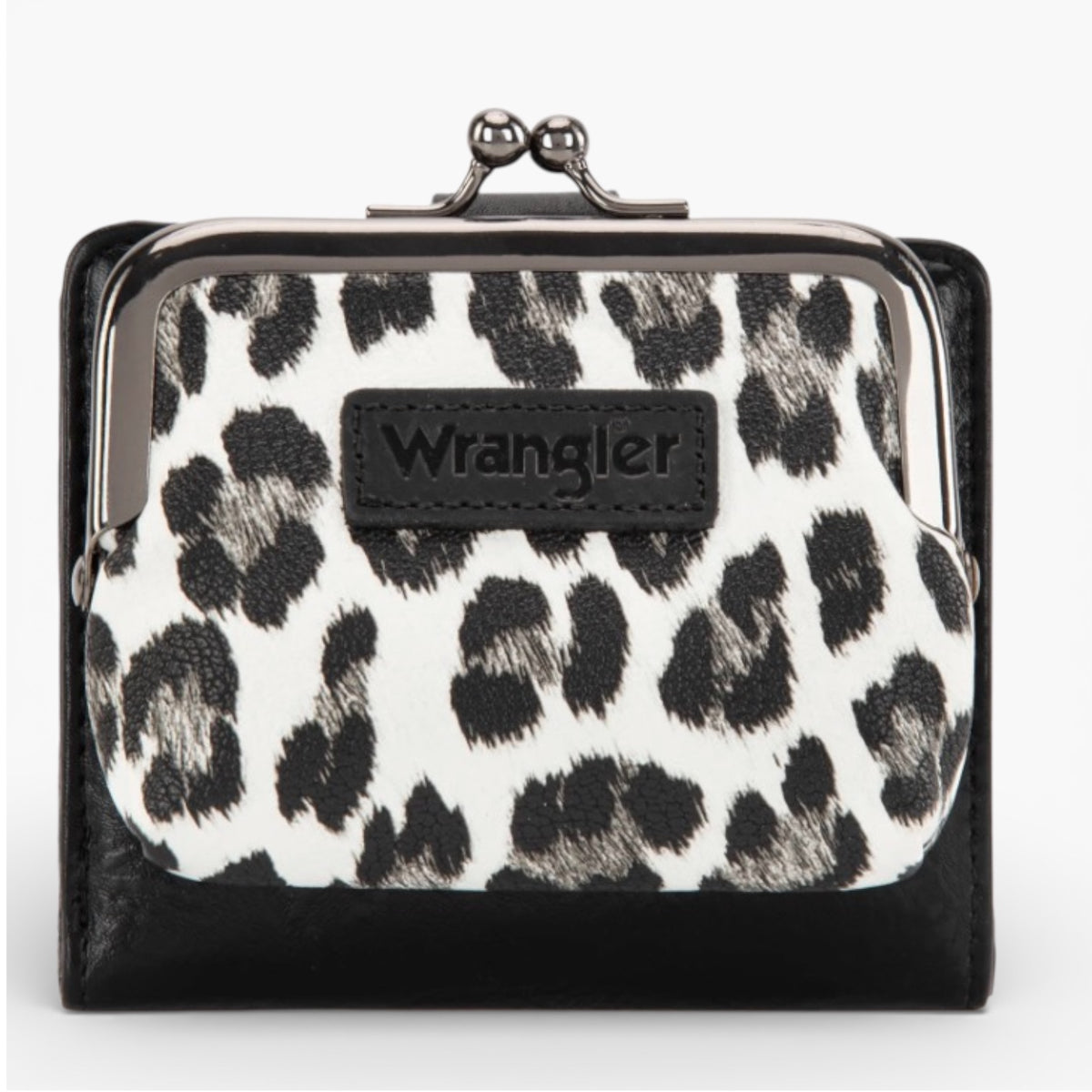 Leopard Print Bi-Fold Wallet With Coin Purse