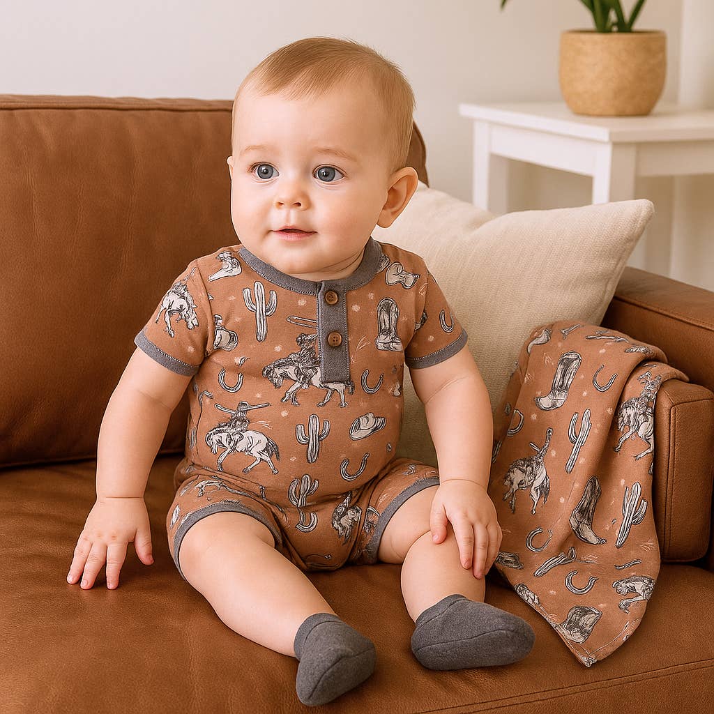Kid’s Western Shorty Romper