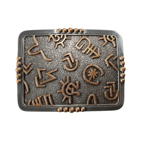 Blazin Roxx Bronze Brands Buckle