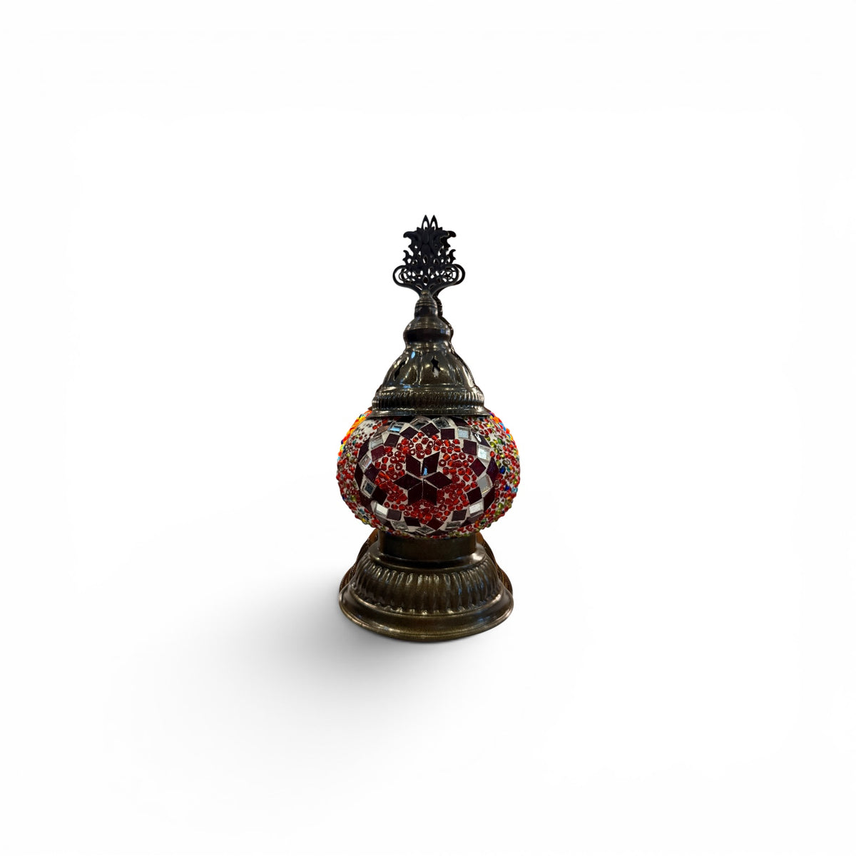 3” Turkish Table Lamp Multicolor
