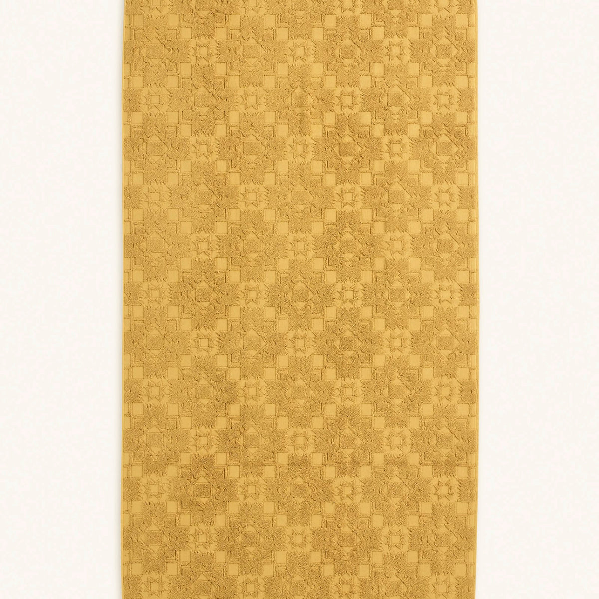 Pendleton Sculpted 3 Piece Towel Set - Ochre