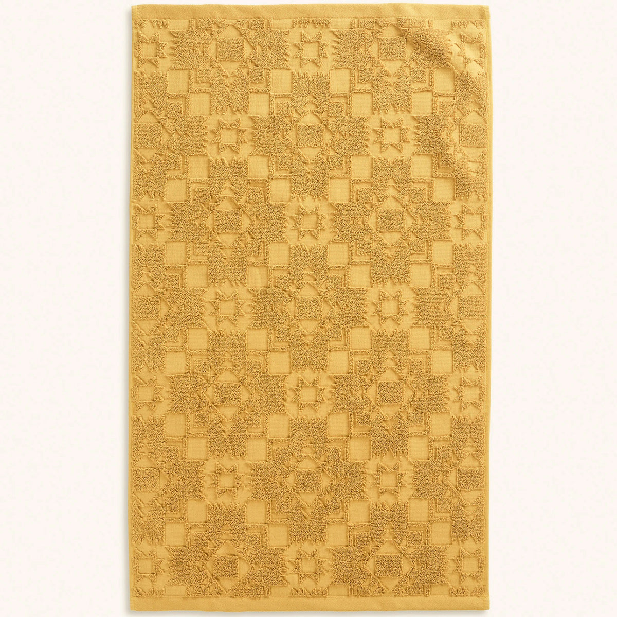 Pendleton Sculpted 3 Piece Towel Set - Ochre