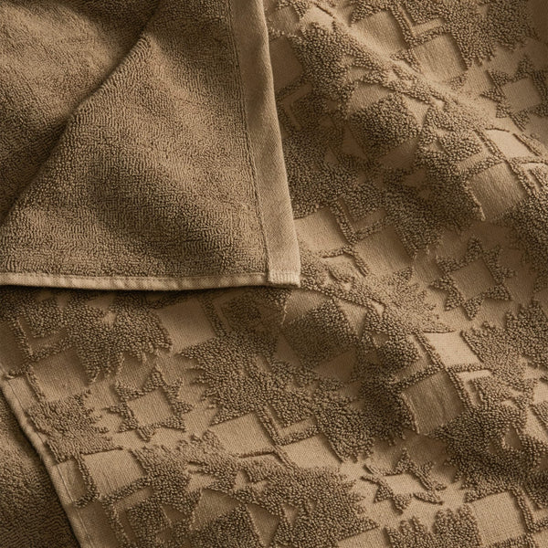Pendleton Sculpted 3 Piece Towel Set - Stone