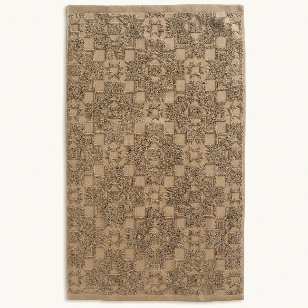 Pendleton Sculpted 3 Piece Towel Set - Stone