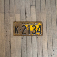 Hawaii License Plate